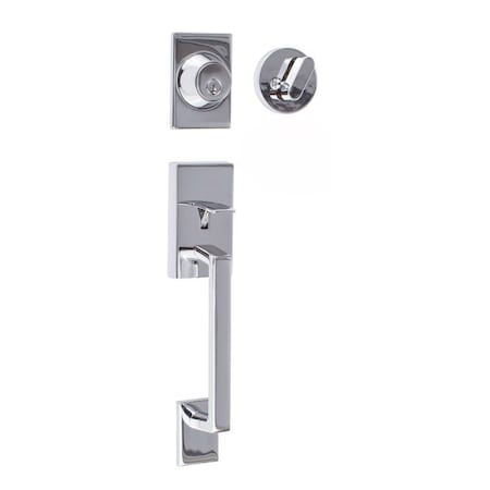 Sure-Loc Hardware Sure-Loc Hardware Koln Handleset with Thumb Turn, Polished Chrome KN507 26